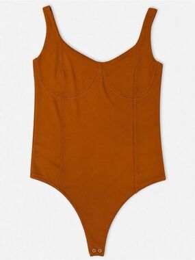 Abercrombie & Fitch Rust One-Piece Bodysuit Size L